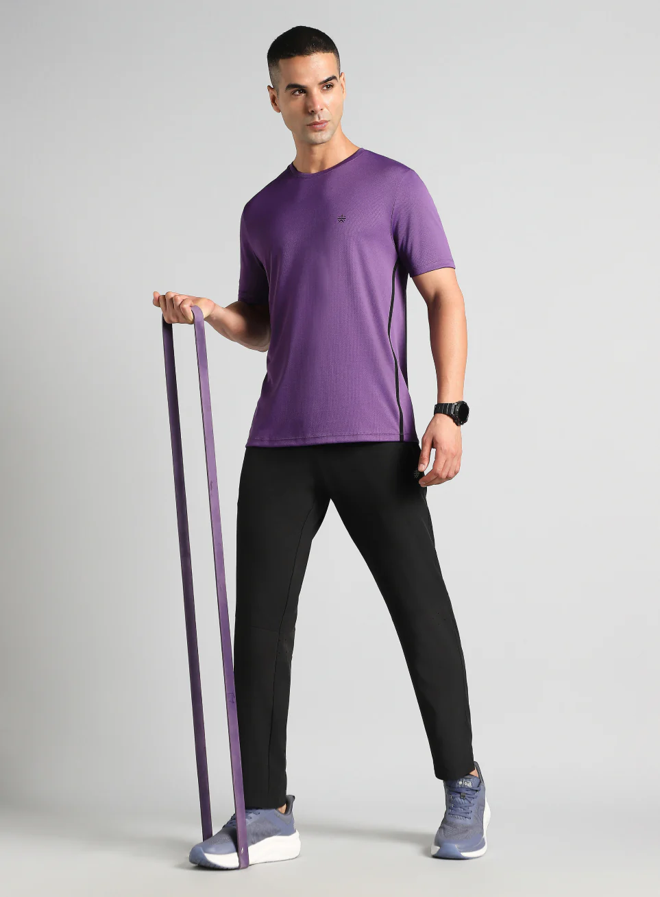 Men's Purple All Format Training T-shirt - Image 2