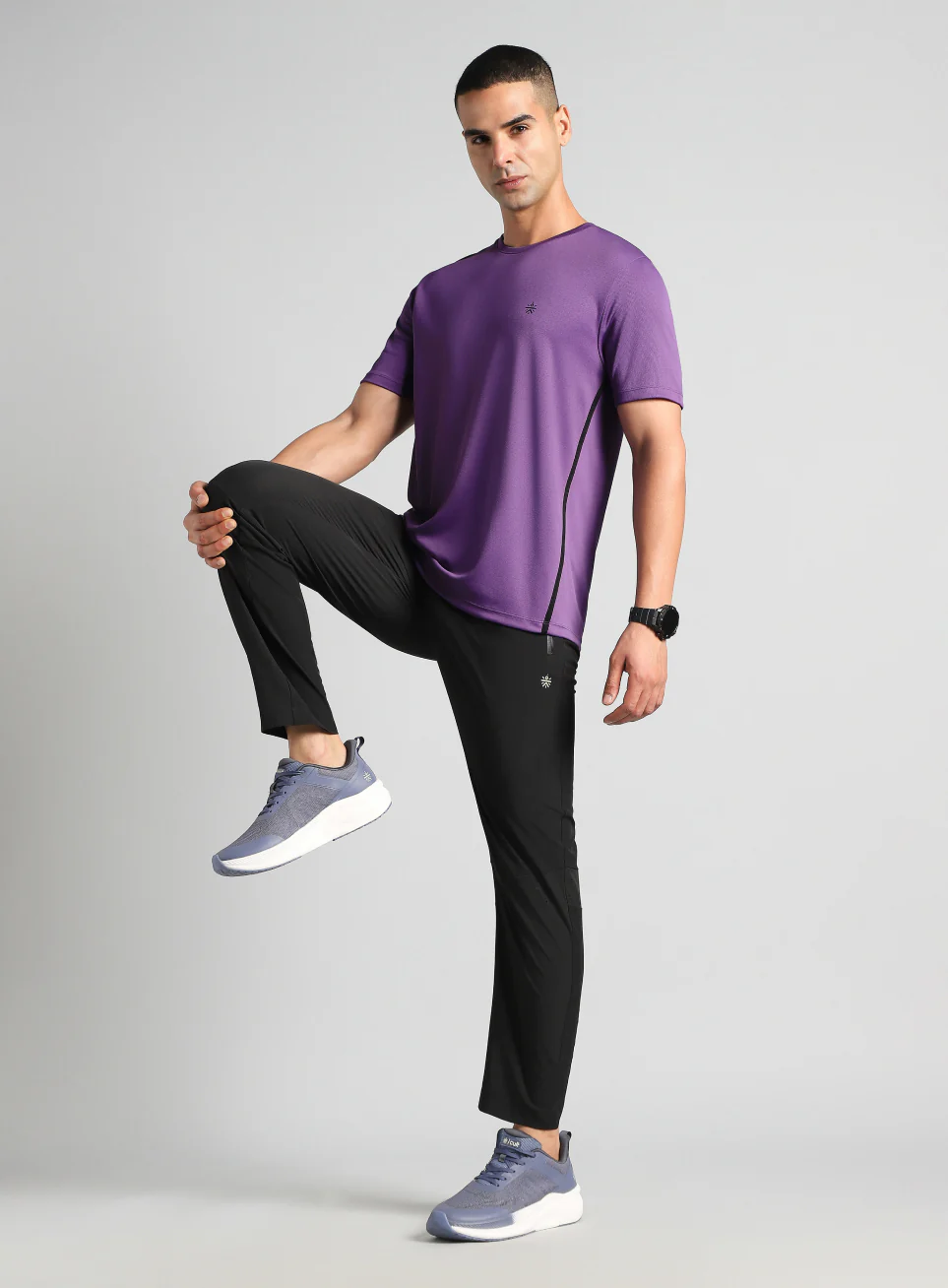 Men's Purple All Format Training T-shirt - Image 3