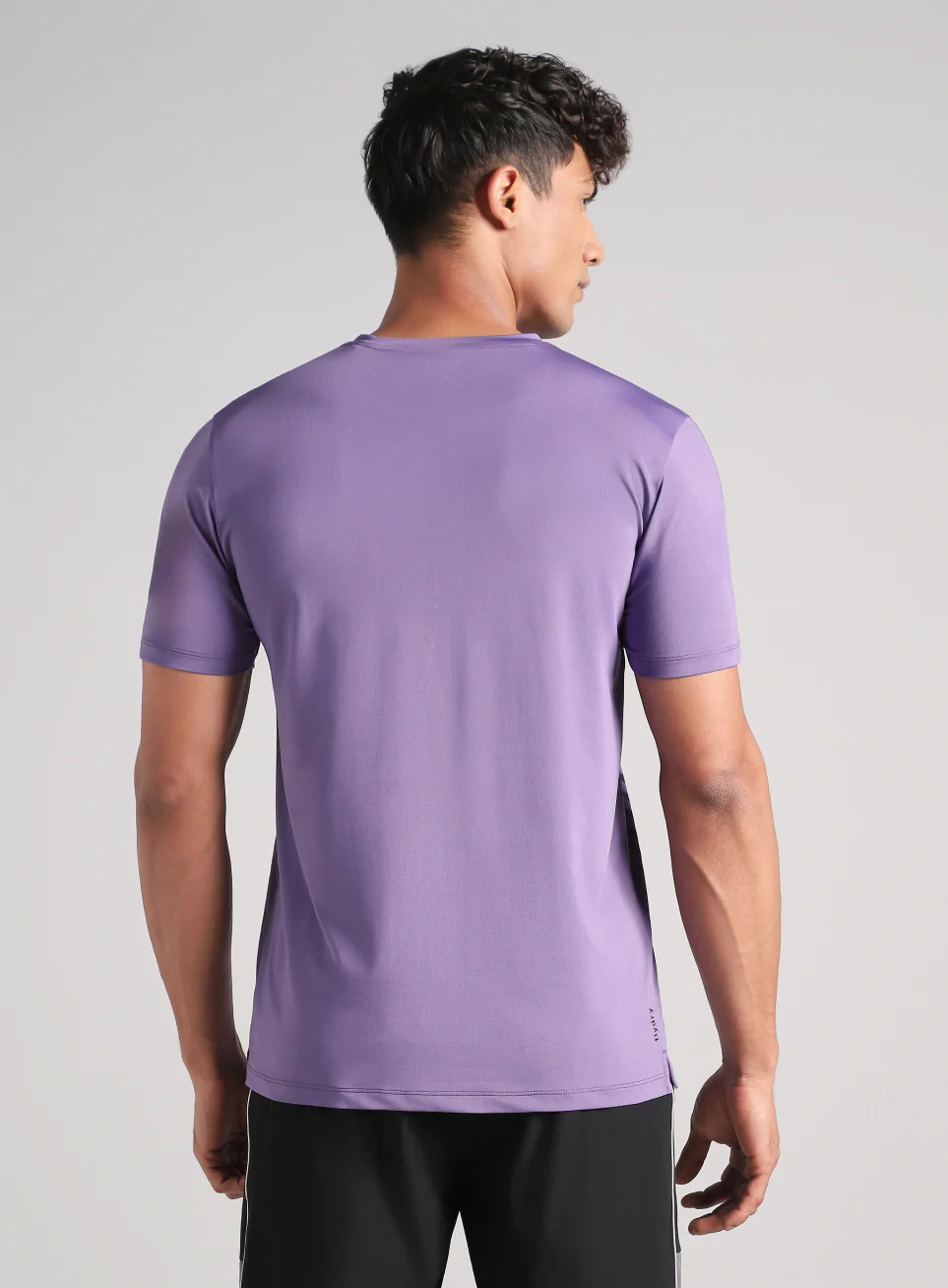 Men's Purple Contour Vent Training T-Shirt - Image 6