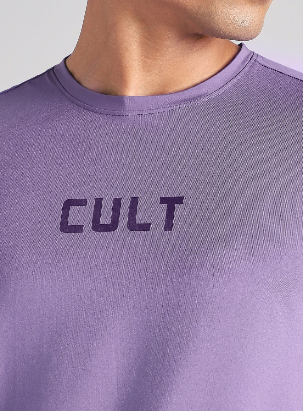Men's Purple Contour Vent Training T-Shirt - Image 7