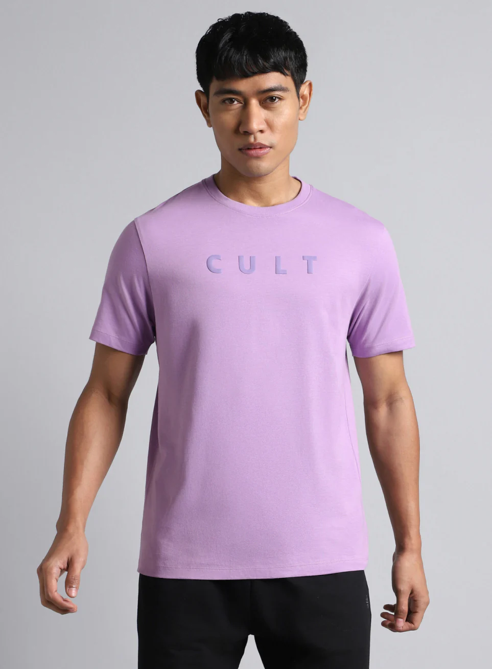 Men's Purple Cult Graphic T-shirt - Image 4