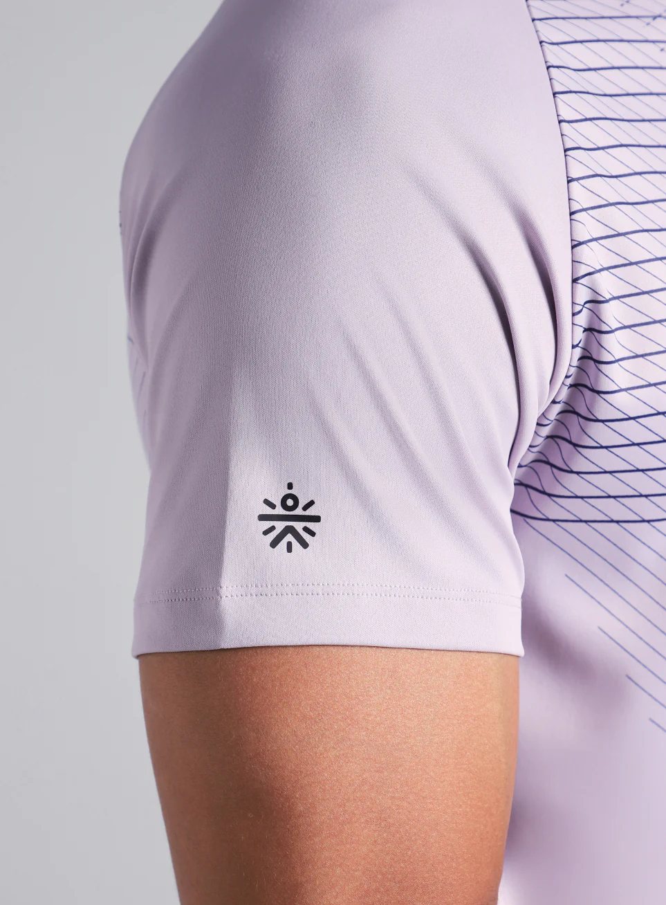 Men's Purple Energy Map Printed T-shirt - Image 8