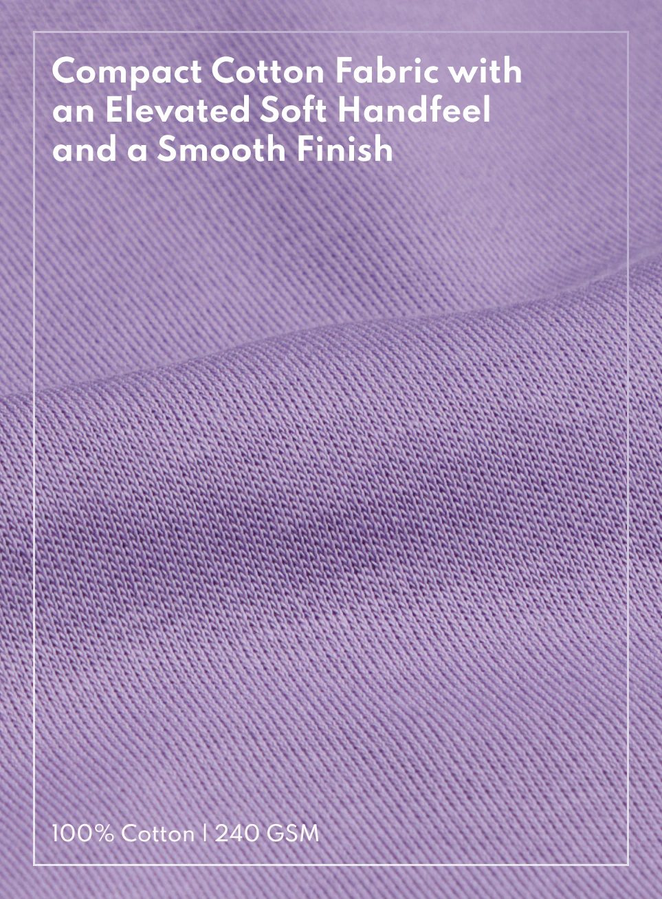 Men's Purple Everyday Luxe Cotton Polo T-shirt - Image 8