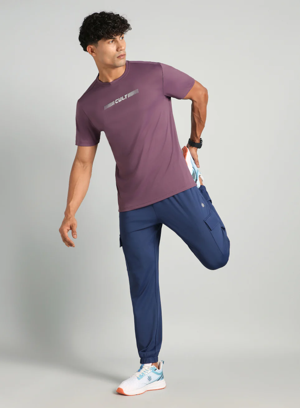 Men's Purple Everyday Performance T-shirt - Image 3