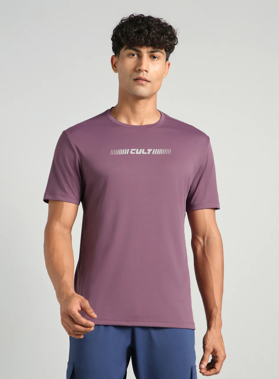 Men's Purple Everyday Performance T-shirt - Image 4
