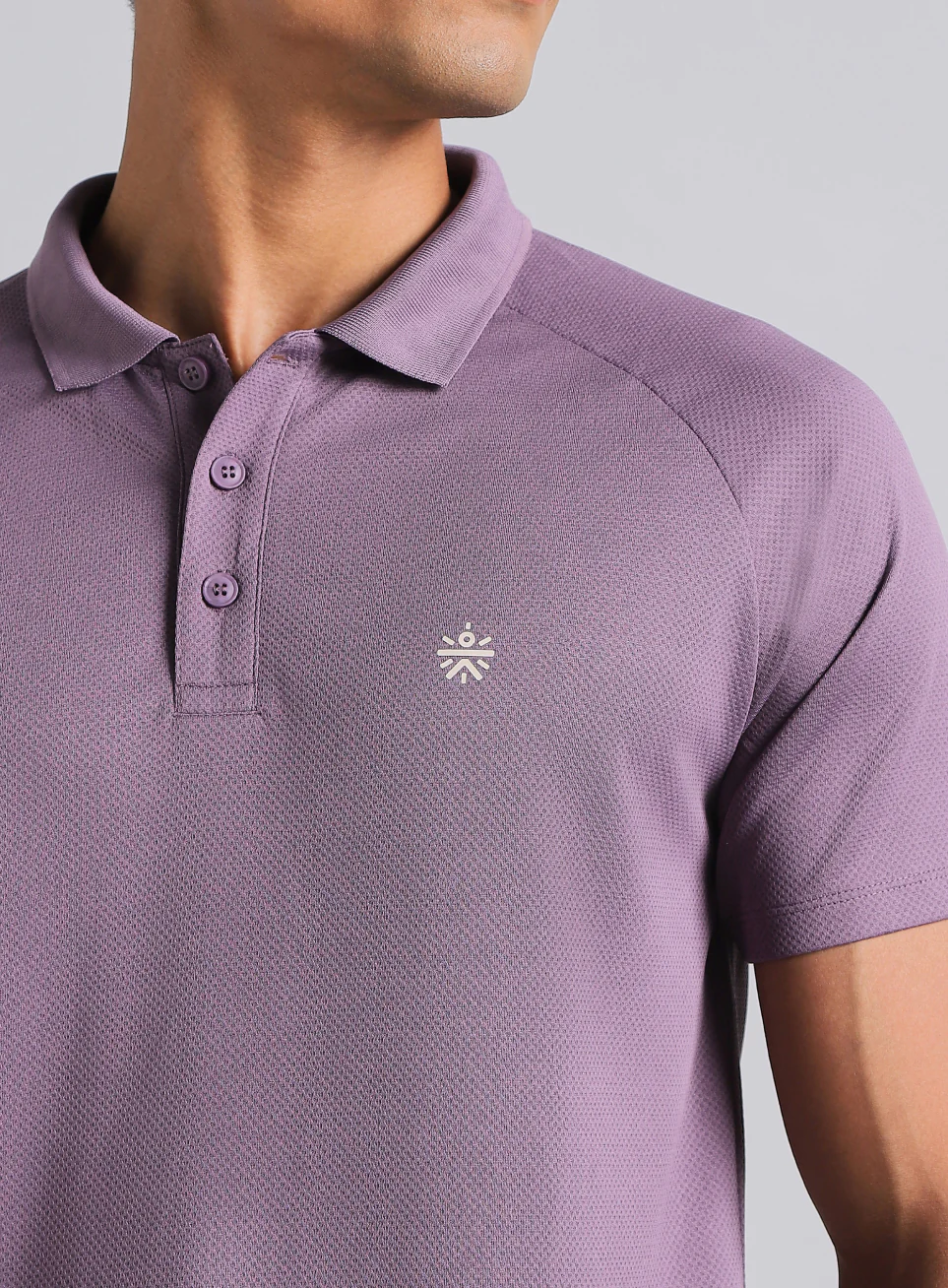 Men's Purple High Energy Performance Polo T-shirt - Image 7