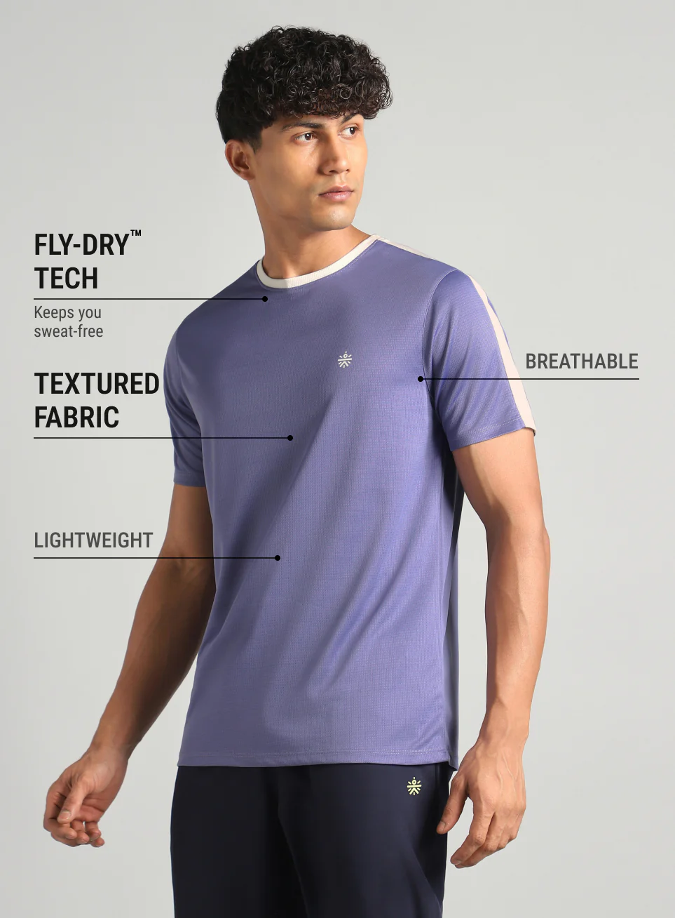 Men's Purple Hyper Training T-shirt - Image 5