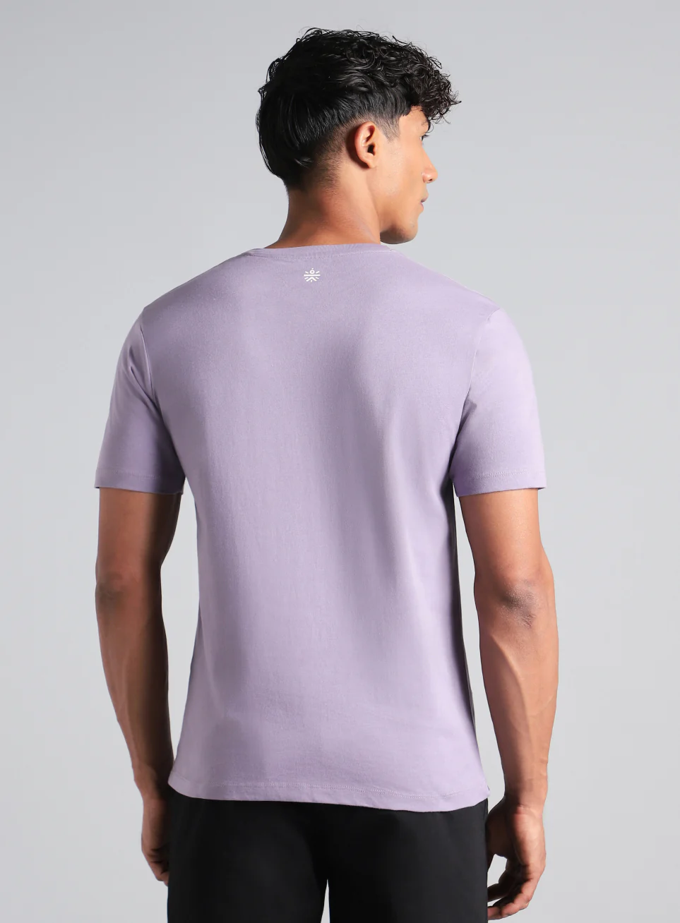 Men's Purple Off Duty Print Graphic T-shirt - Image 6
