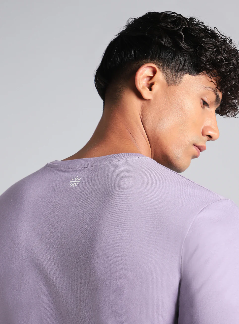Men's Purple Off Duty Print Graphic T-shirt - Image 8