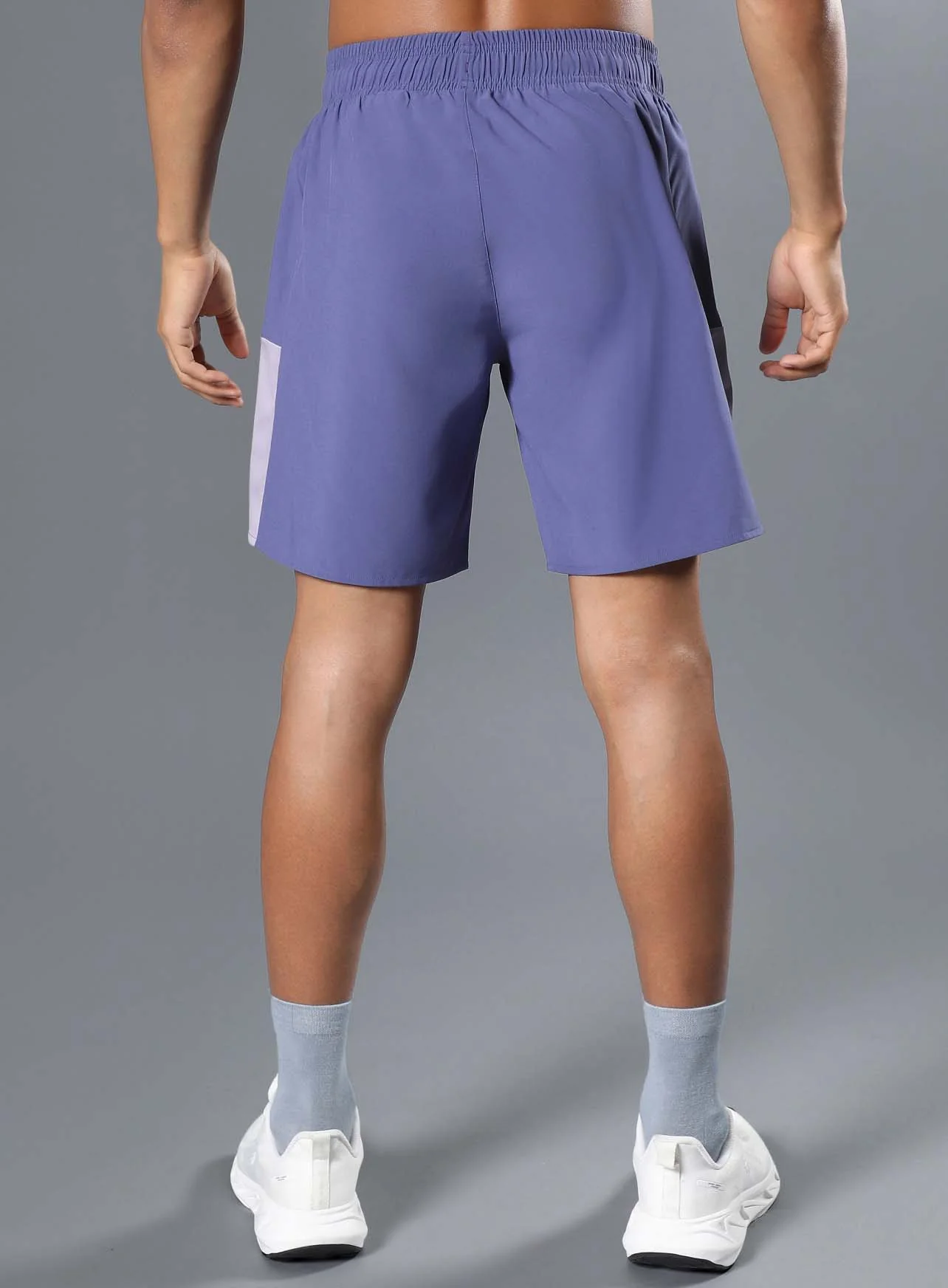 Men's Purple Pace Up Runner's Shorts - Image 6