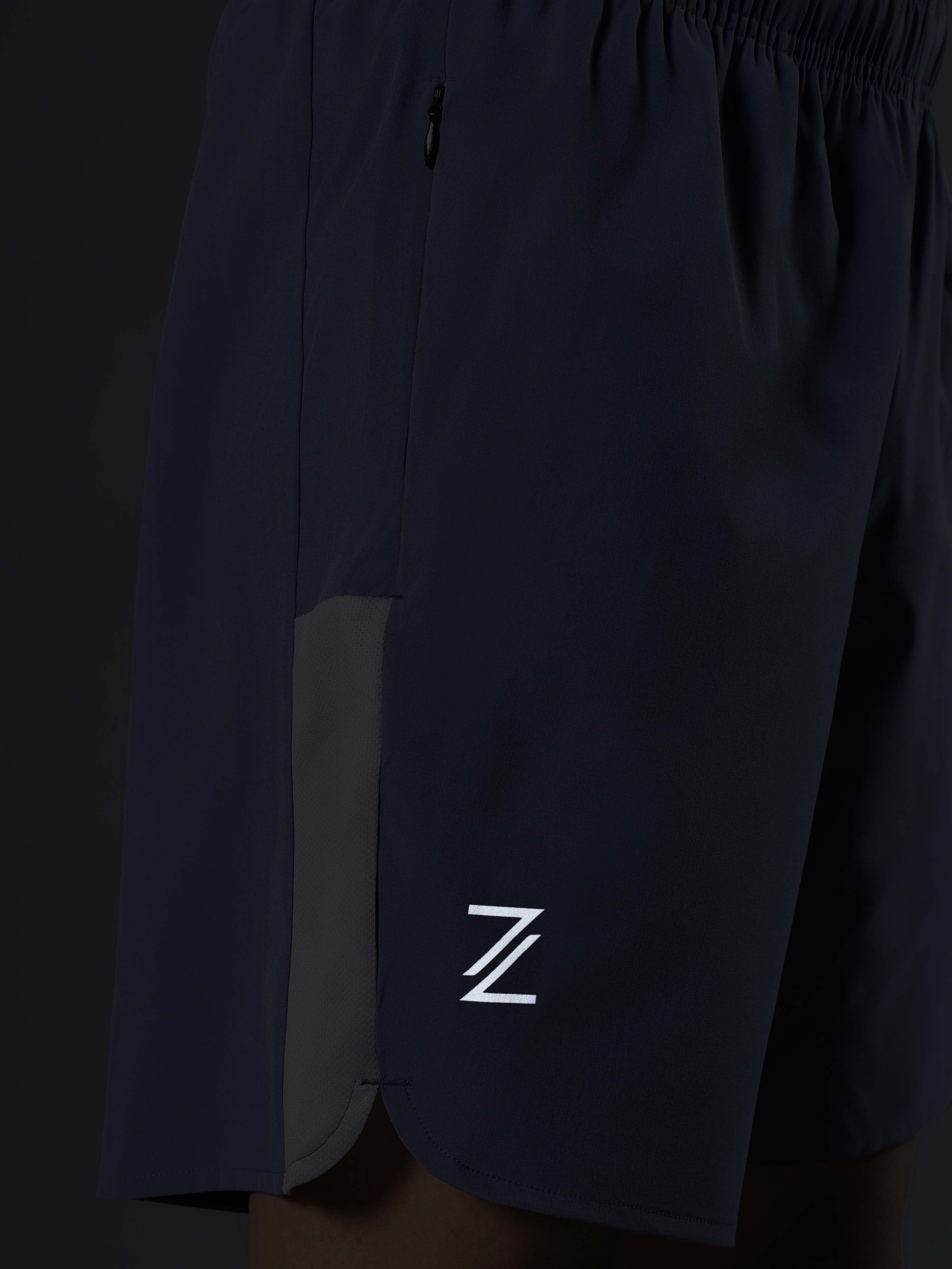Men's Purple Pace Up Runner's Shorts - Image 9