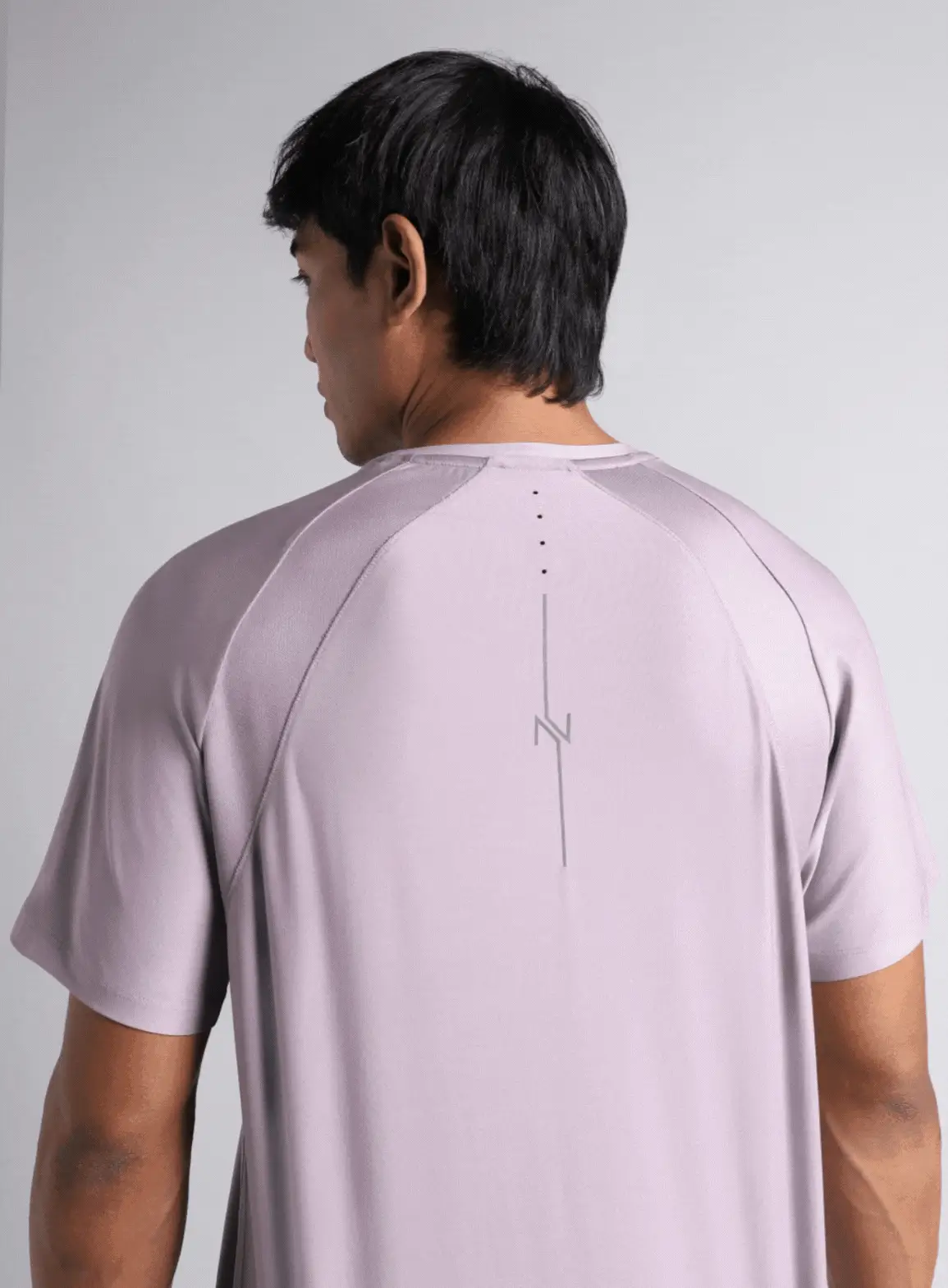 Men's Purple Pace up Running T-shirt - Image 9
