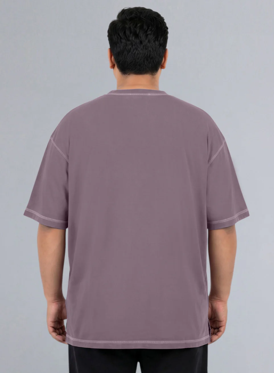 Men's Purple Play Day Plus Size Oversized Fit T-shirt - Image 6