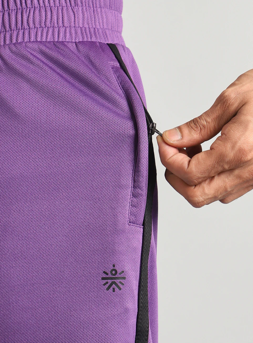 Men's Purple Power Pop Active Shorts - Image 7