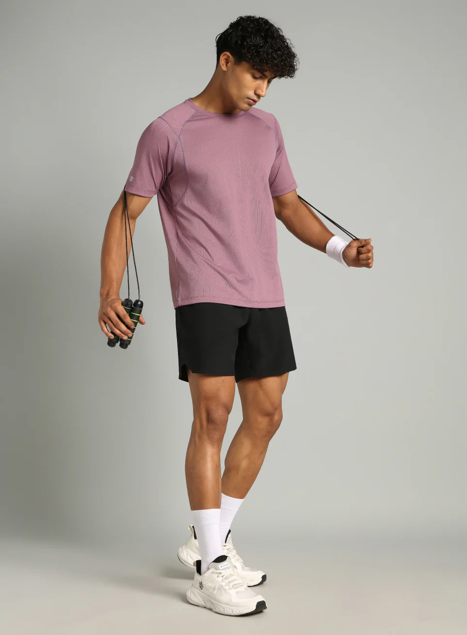 Men's Purple Power Training Sculpted T-shirt - Image 2