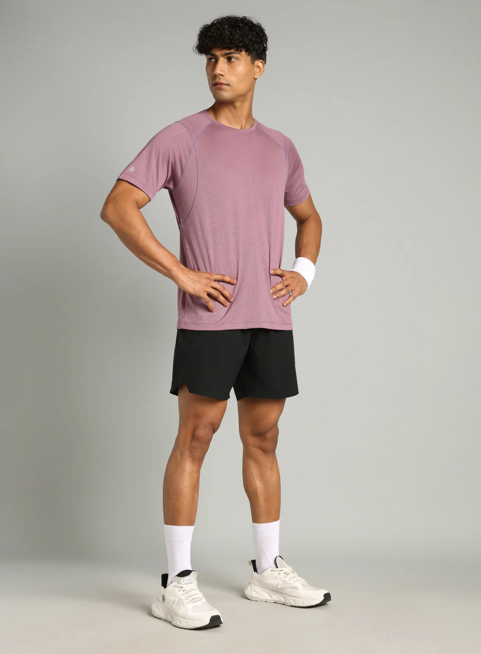 Men's Purple Power Training Sculpted T-shirt - Image 3