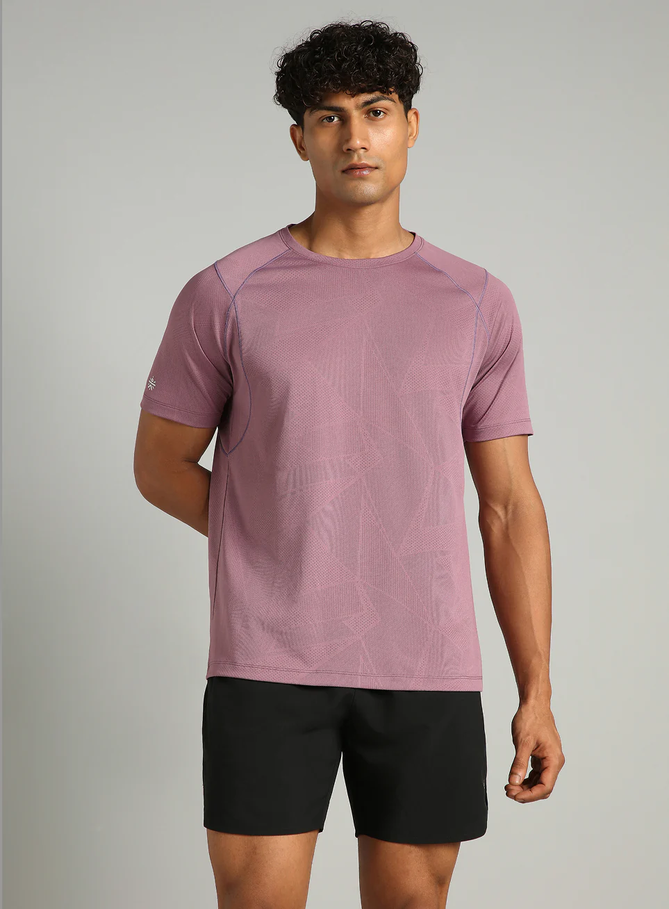Men's Purple Power Training Sculpted T-shirt - Image 4