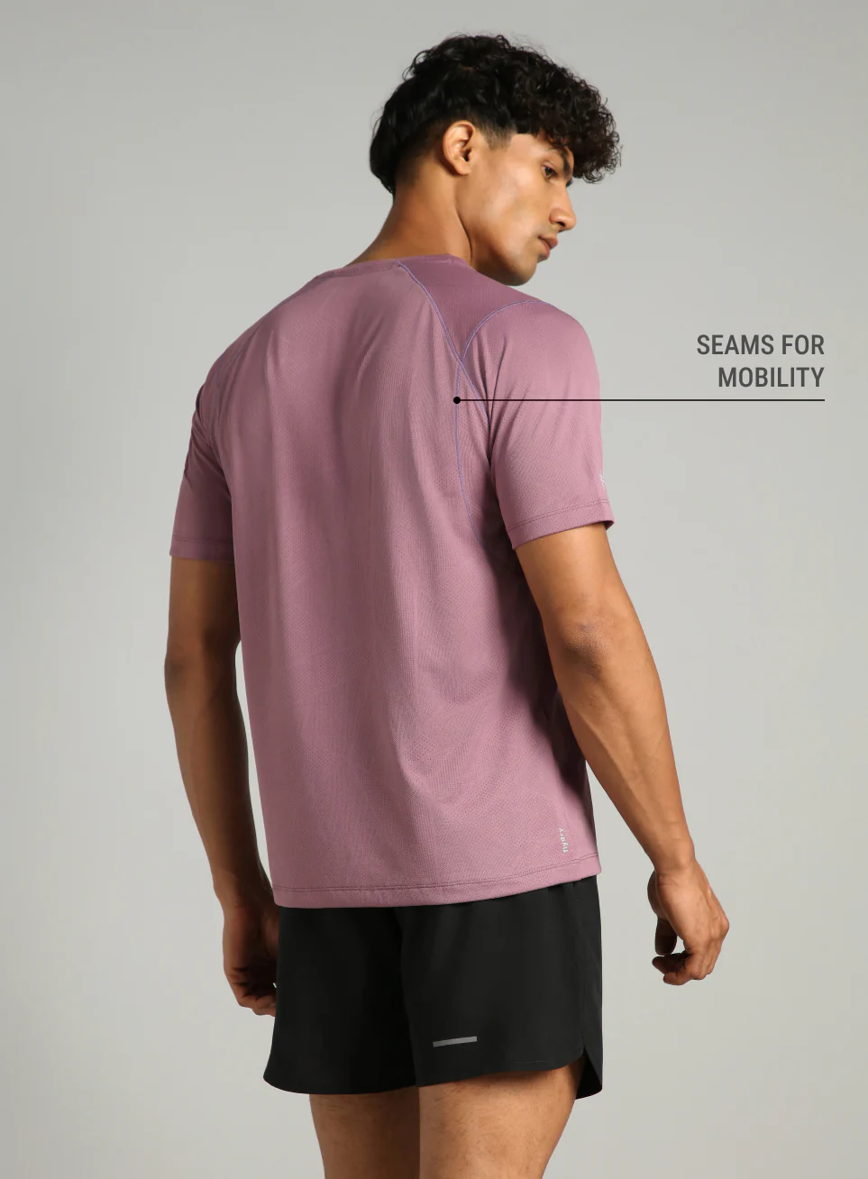 Men's Purple Power Training Sculpted T-shirt - Image 6