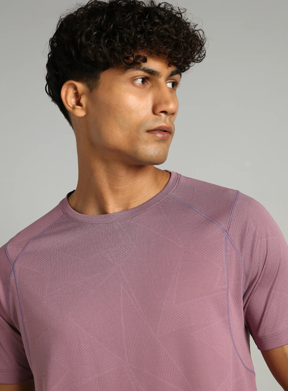 Men's Purple Power Training Sculpted T-shirt - Image 7