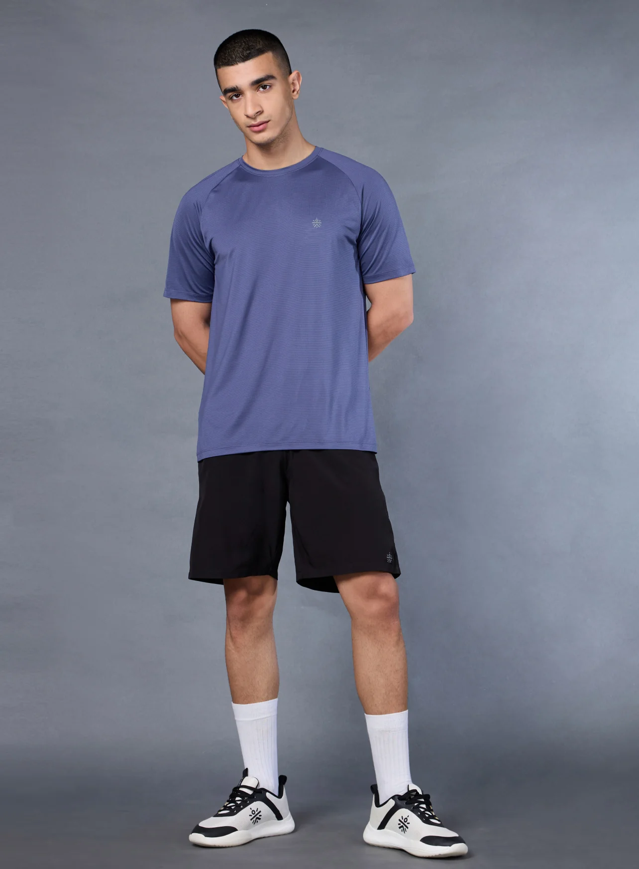 Men's Purple Run Forward T-shirt - Image 3