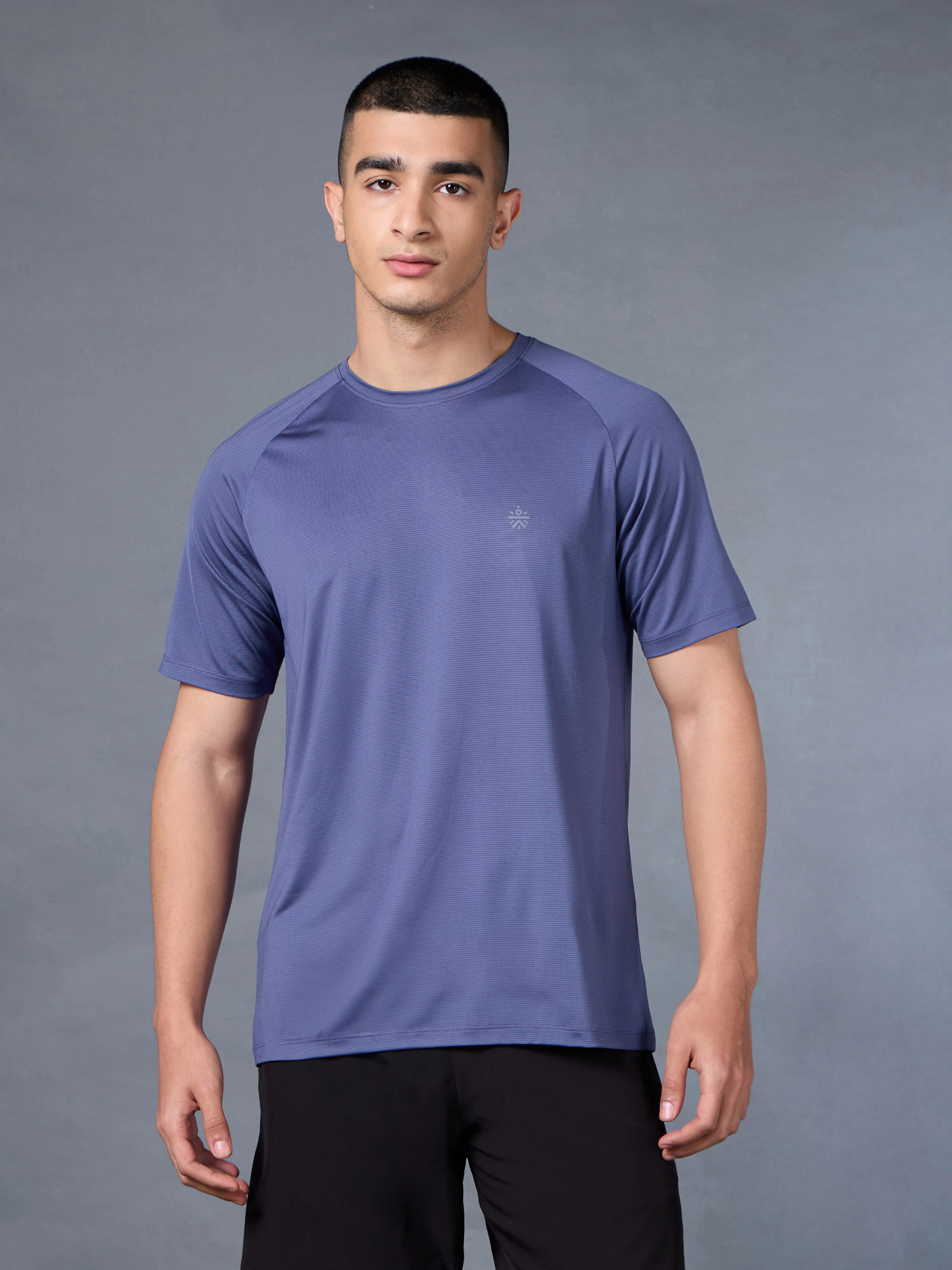Men's Purple Run Forward T-shirt - Image 4