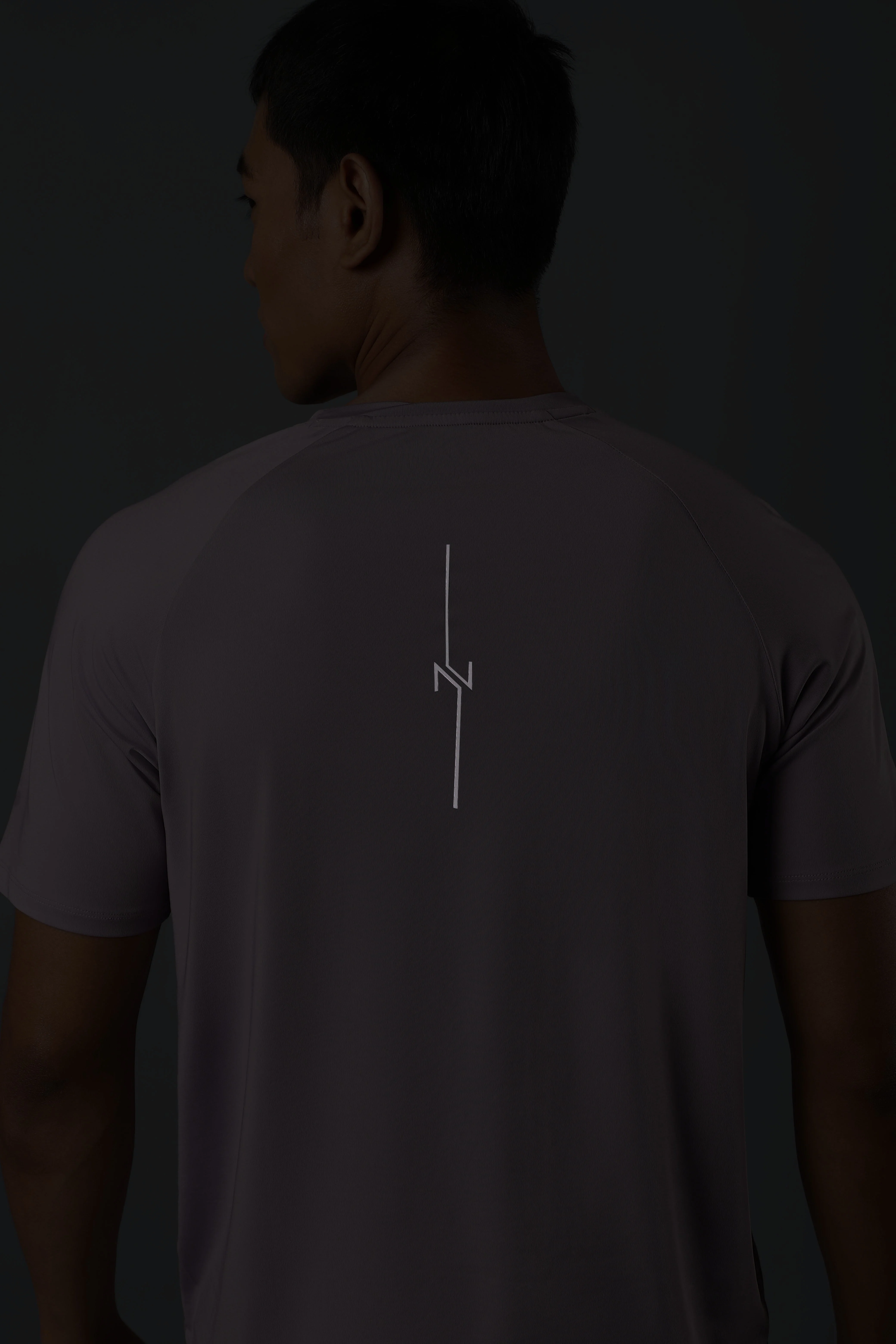 Men's Purple Run Forward T-shirt - Image 10