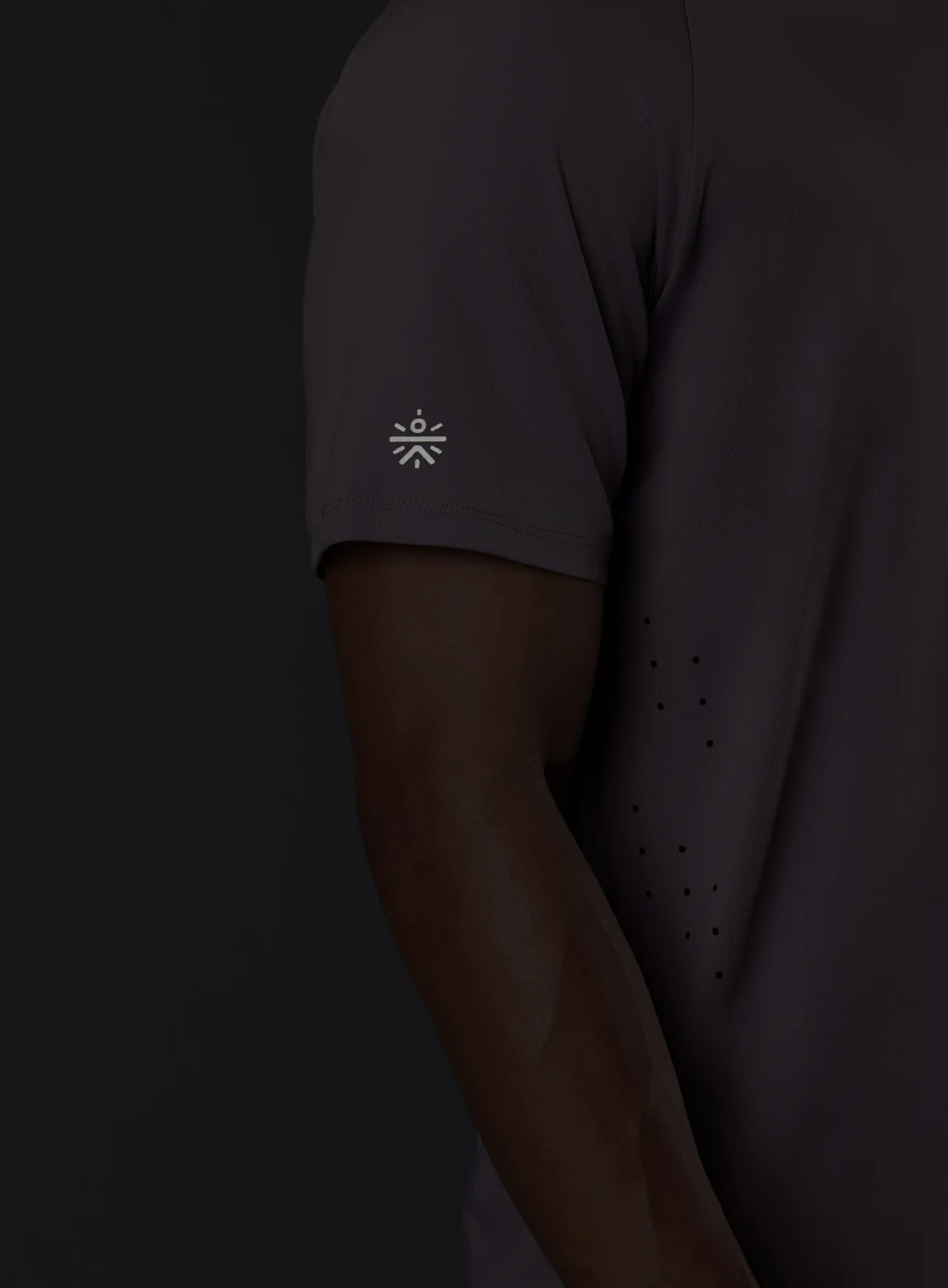 Men's Purple Run Forward T-shirt - Image 9