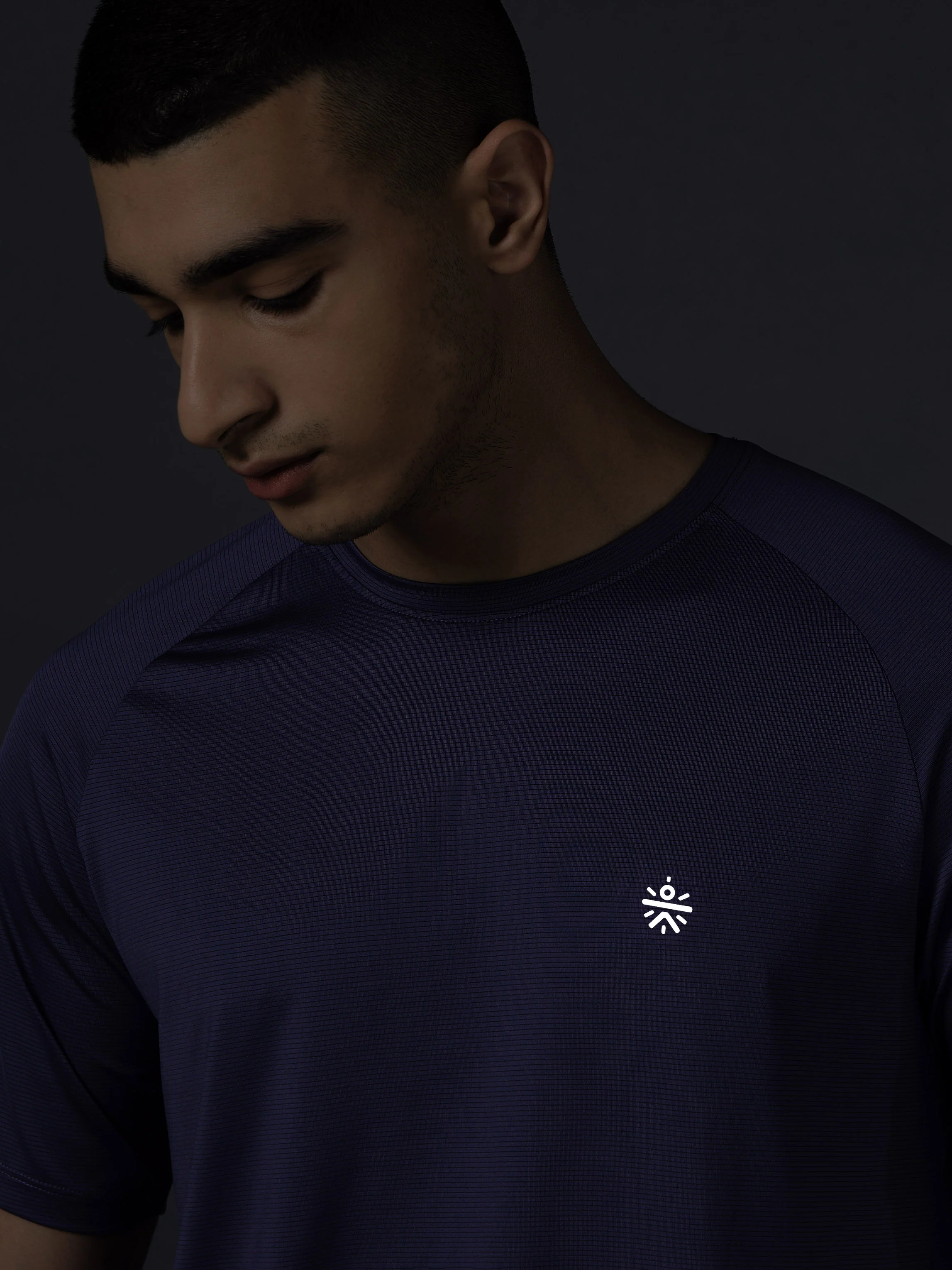 Men's Purple Run Forward T-shirt - Image 8