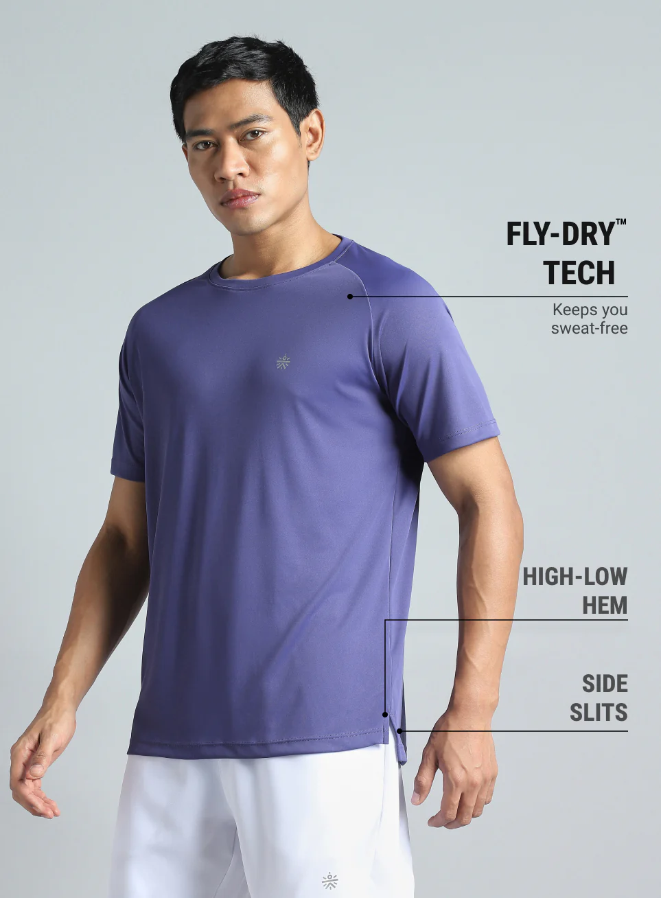 Men's Purple Running Club Graphic T-shirt - Image 5