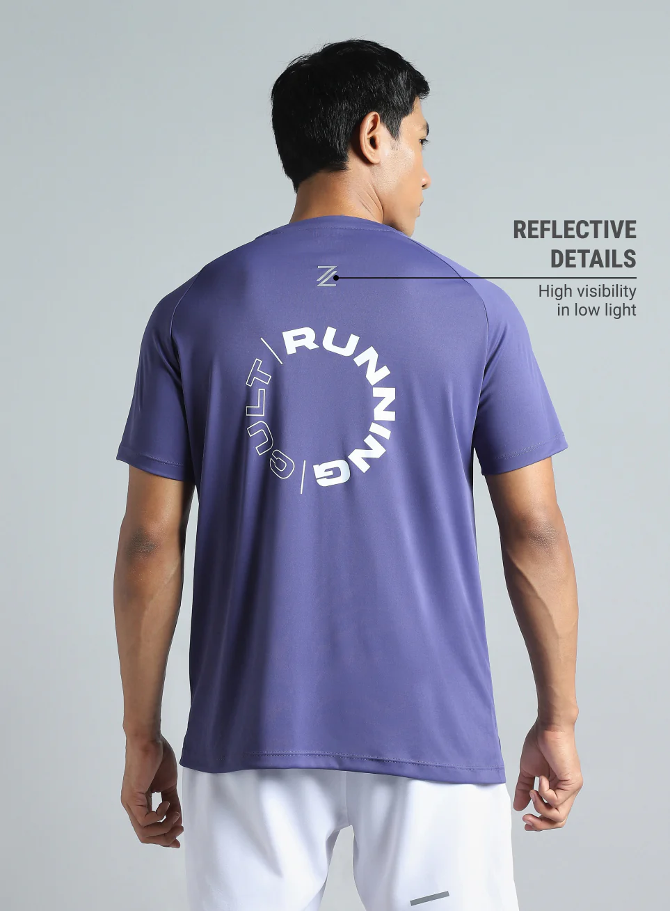 Men's Purple Running Club Graphic T-shirt - Image 6