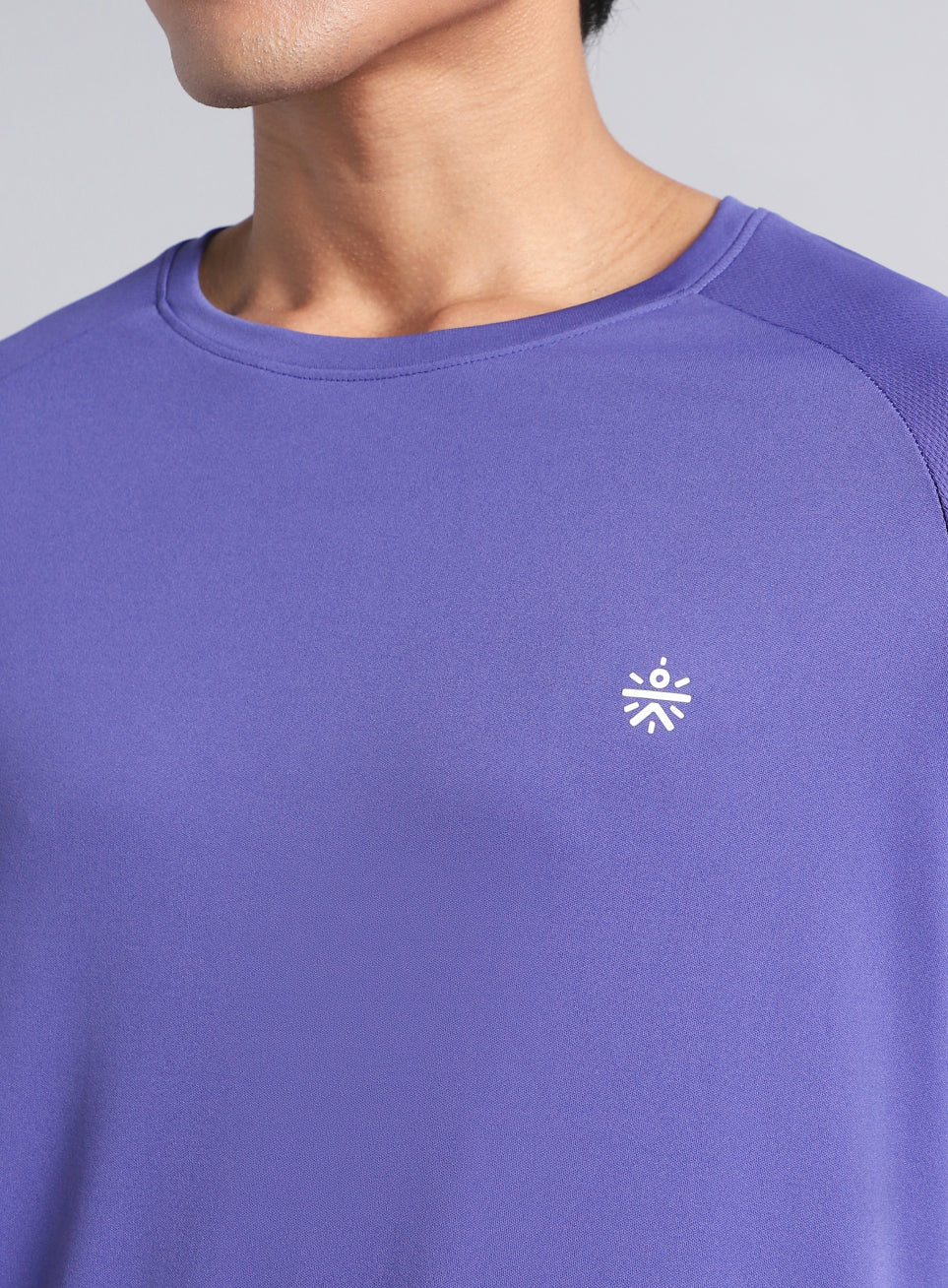Men's Purple Training Essential Recycled Poly T-shirt - Image 7