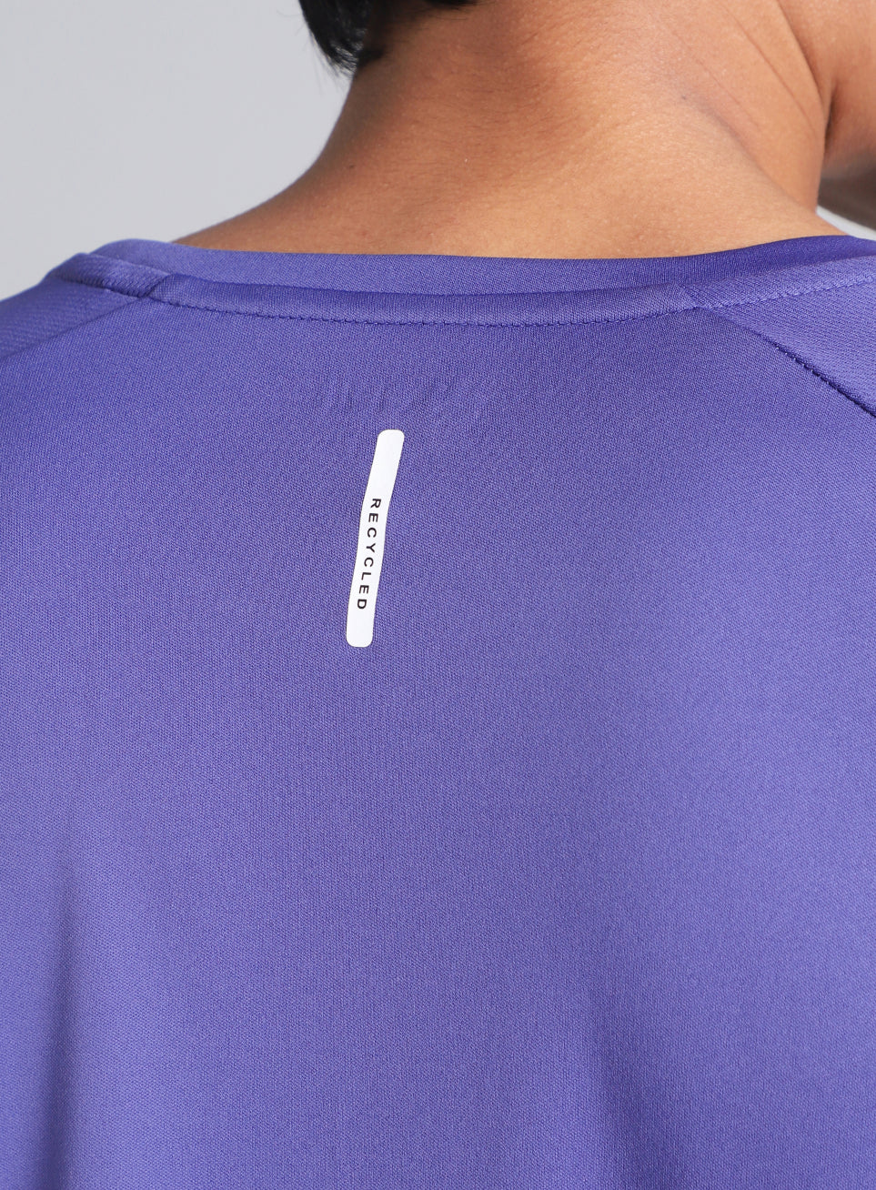 Men's Purple Training Essential Recycled Poly T-shirt - Image 8