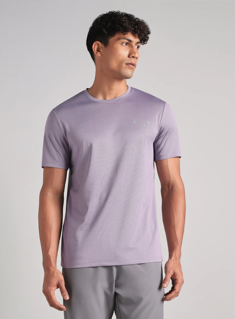Men's Purple Training Graphic T-Shirt - Image 4