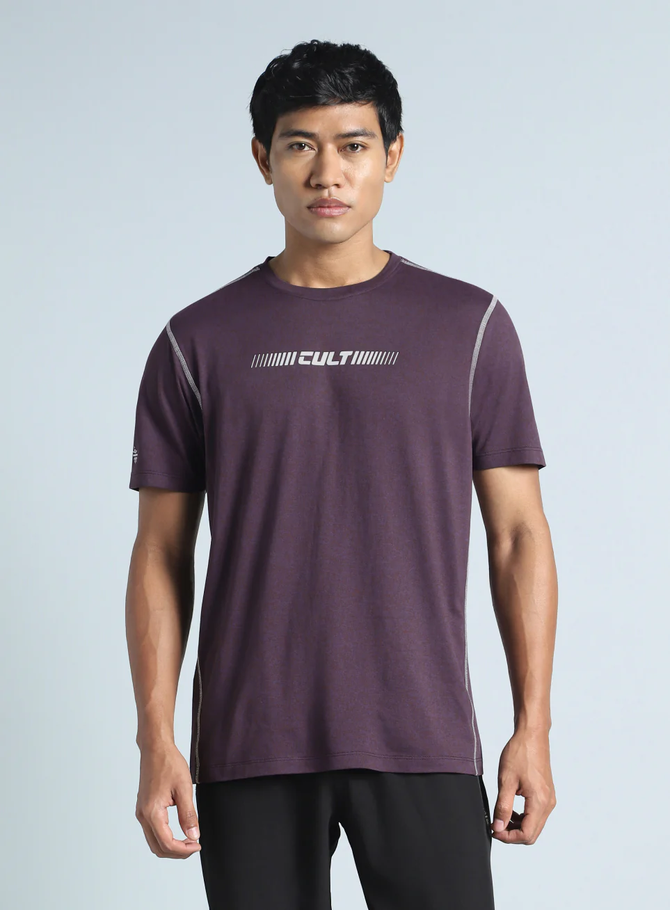Men's Purple Training HIIT COMFORtech T-shirt - Image 4