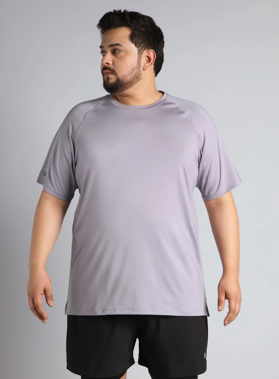 Men's Purple Ultimate Running Plus Size regular fit T-shirt - Image 4