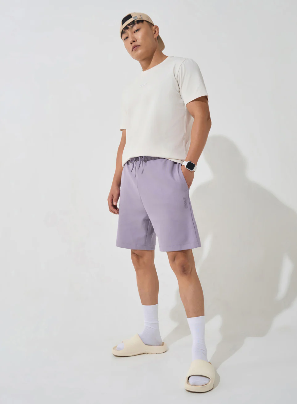 Men's Purple Ultra Luxe Classic Shorts - Image 3