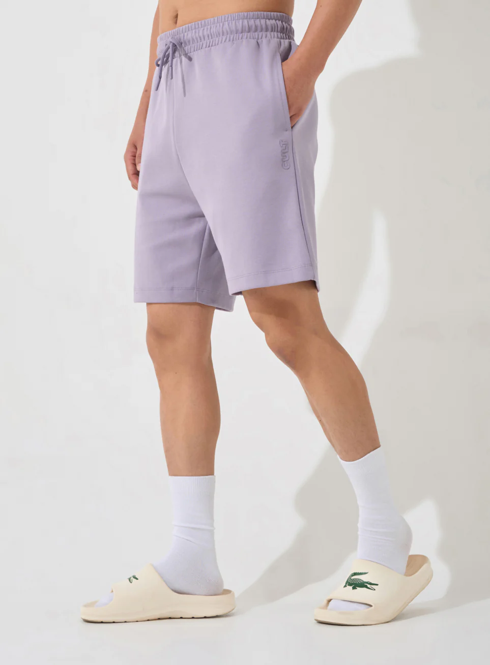 Men's Purple Ultra Luxe Classic Shorts - Image 5
