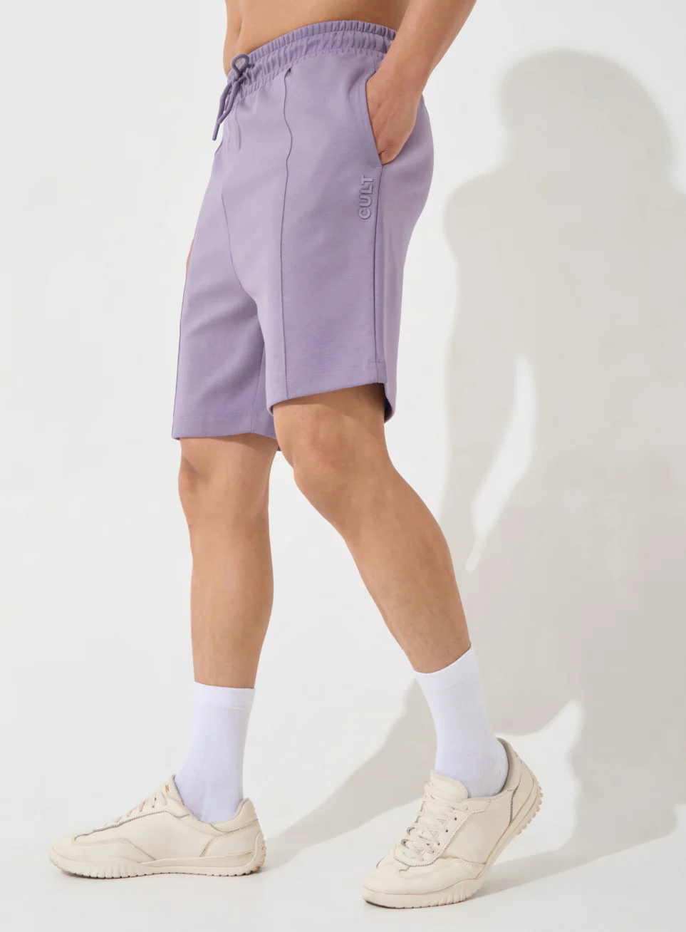 Men's Purple Ultra Luxe Tailored Shorts - Image 5
