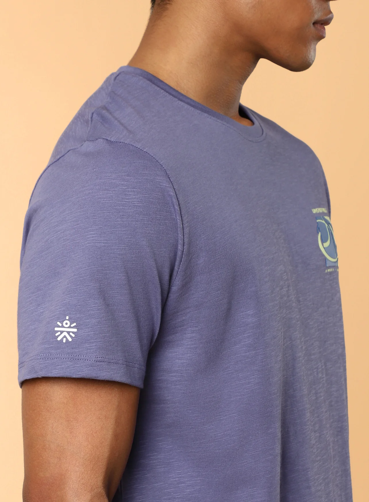 Men's Purple Unstoppable Typo T-shirt - Image 8