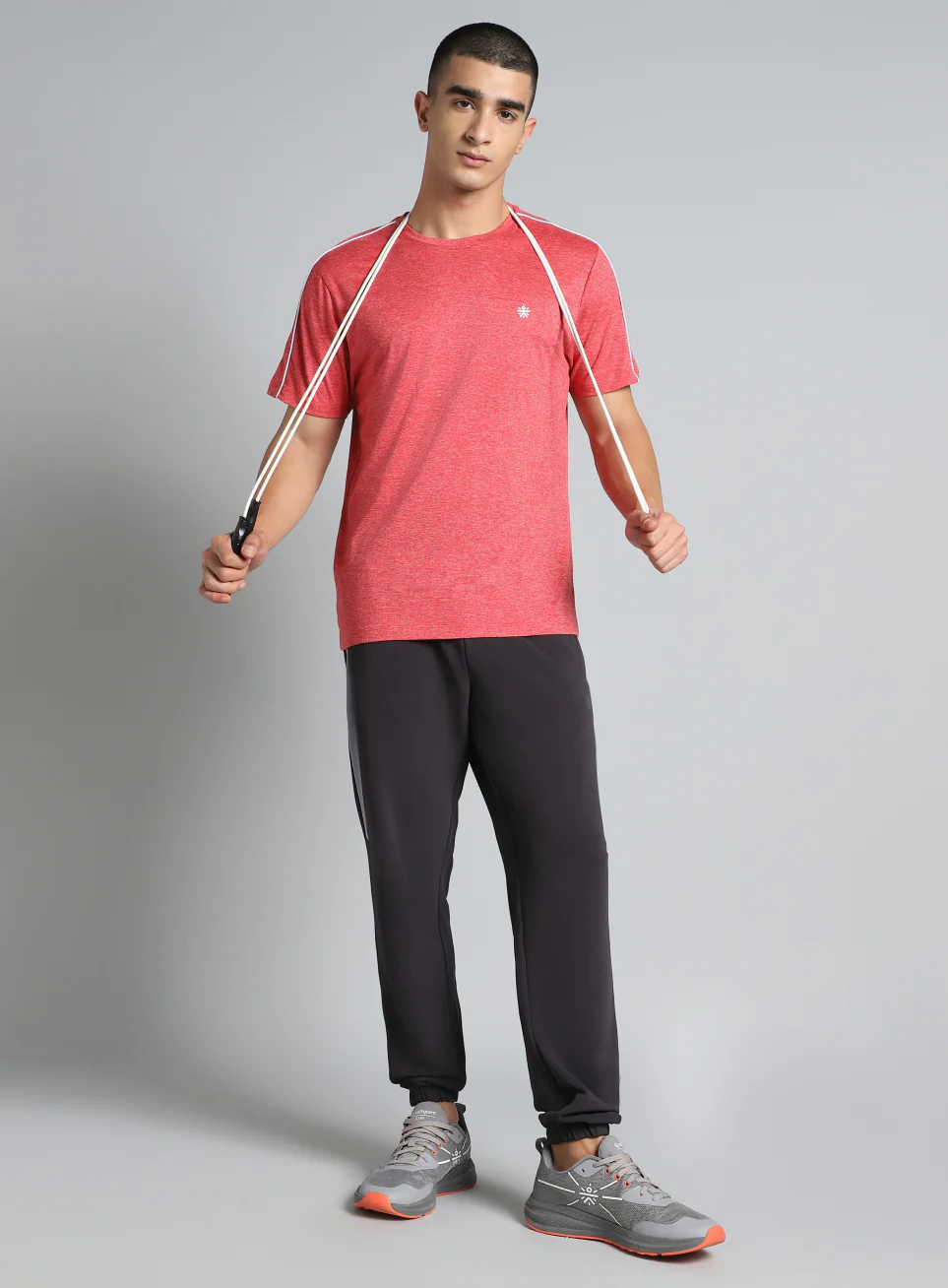 Men's Red Active Day COMFORtech T-shirt - Image 3