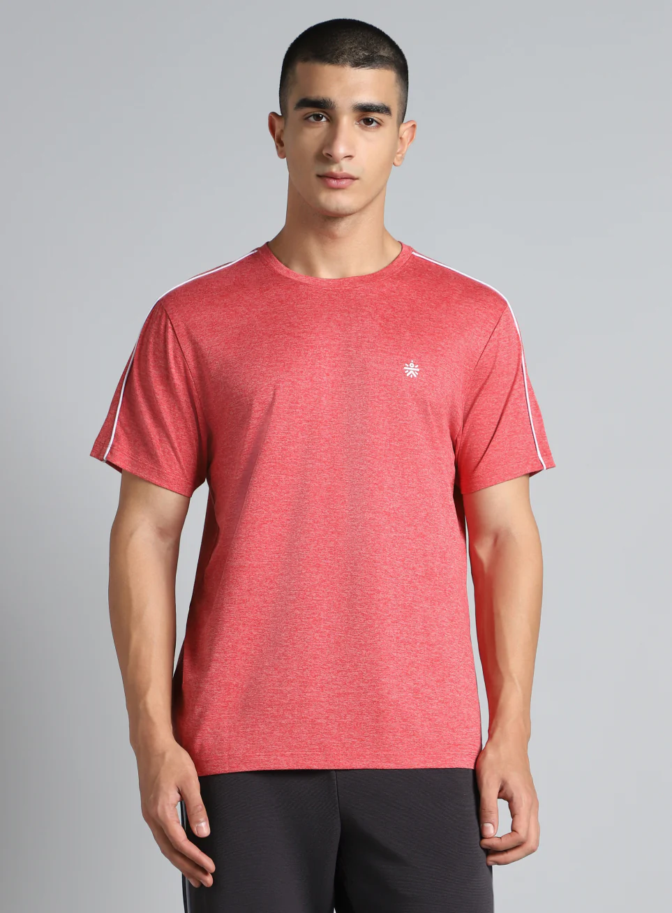 Men's Red Active Day COMFORtech T-shirt - Image 4