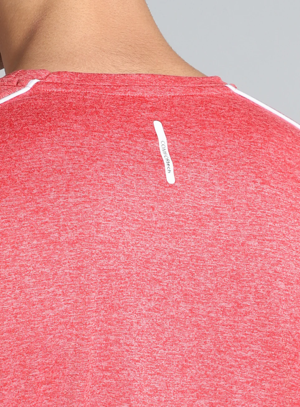 Men's Red Active Day COMFORtech T-shirt - Image 7