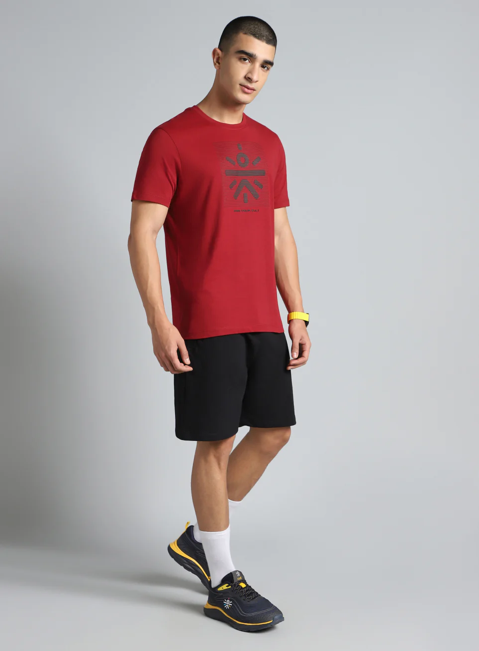 Men's Red Cult Brand Carrier T-shirt - Image 3