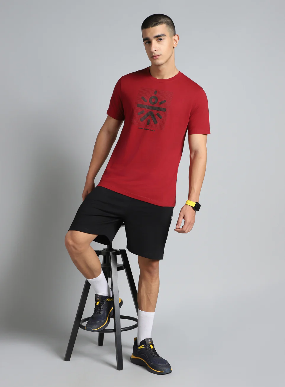 Men's Red Cult Brand Carrier T-shirt - Image 4