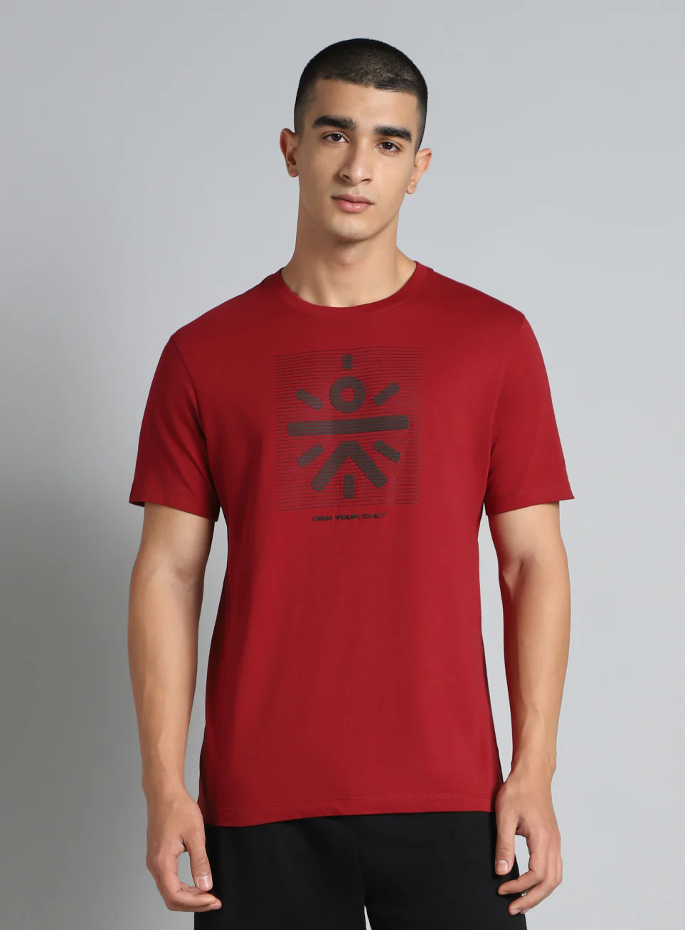 Men's Red Cult Brand Carrier T-shirt - Image 5
