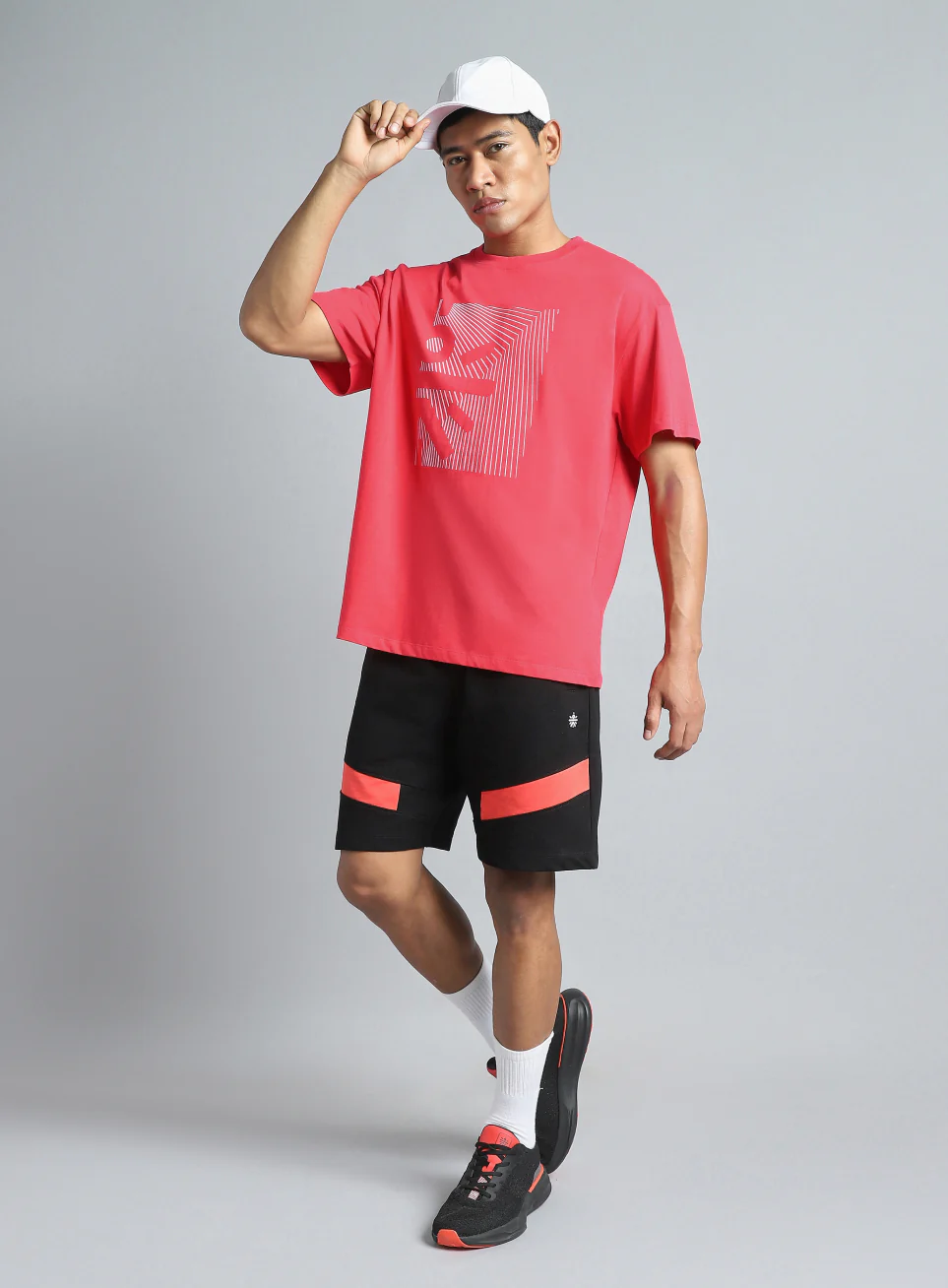 Men's Red Cult Branding Graphic T-shirt - Image 3