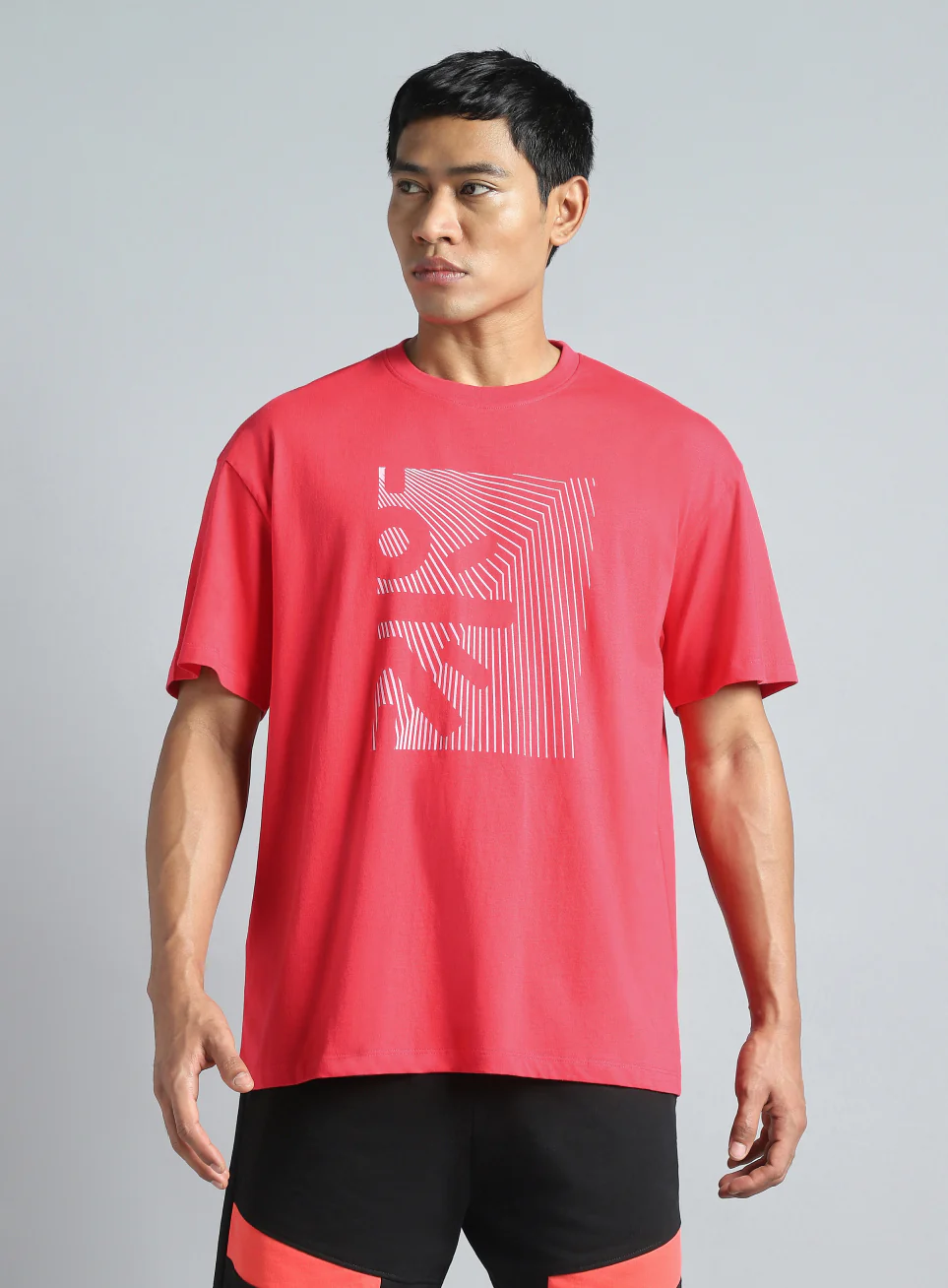 Men's Red Cult Branding Graphic T-shirt - Image 4