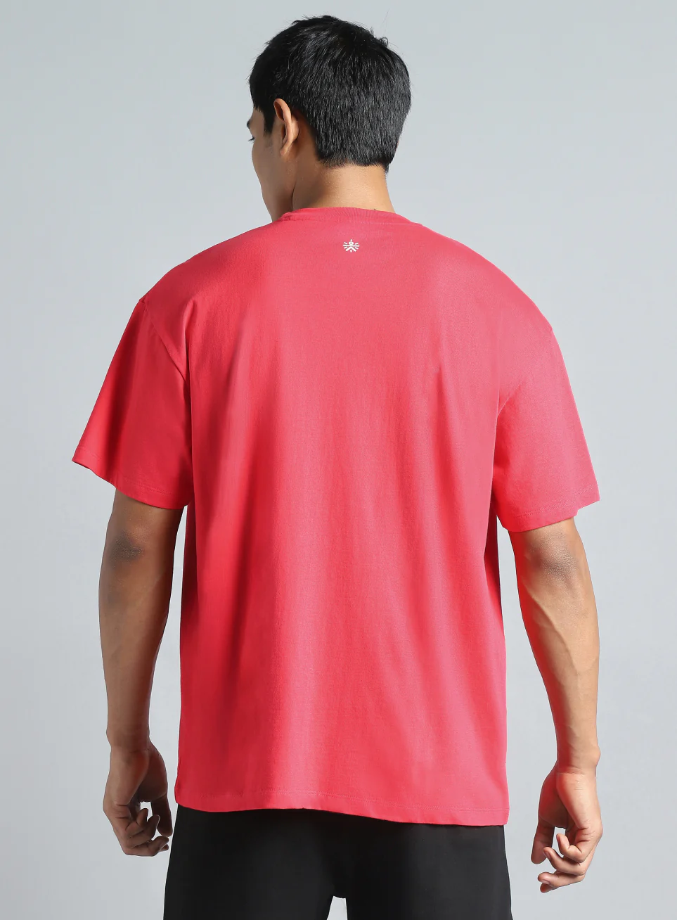 Men's Red Cult Branding Graphic T-shirt - Image 6