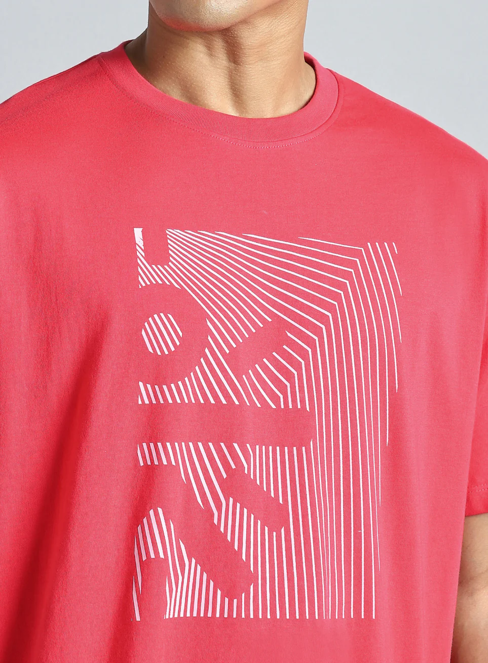 Men's Red Cult Branding Graphic T-shirt - Image 7