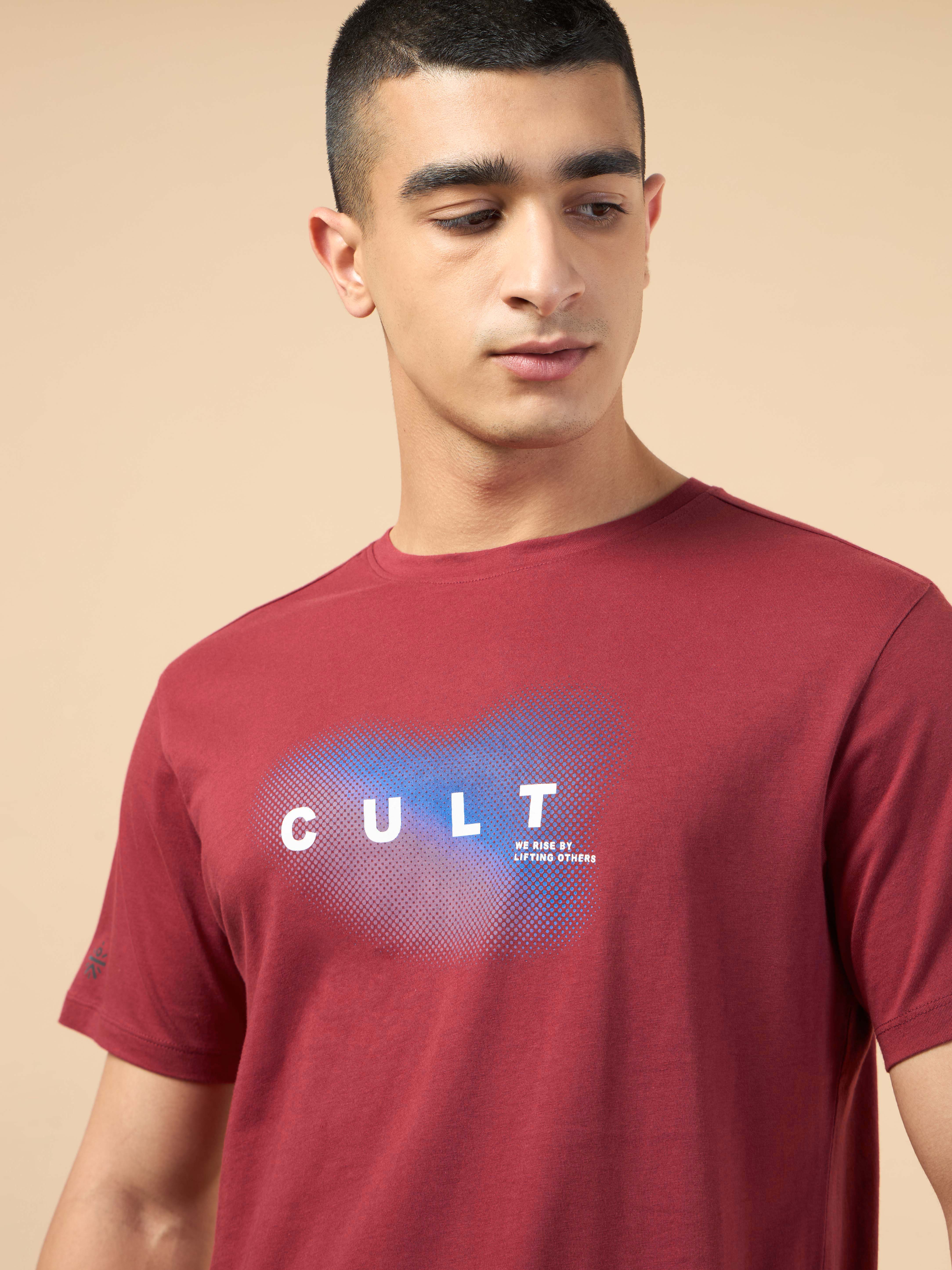 Men's Red Cult Training Graphic T-shirt - Image 7